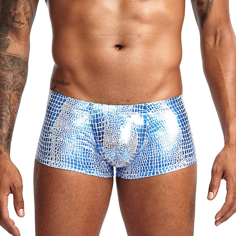 Shimmer Snakeskin Boxers | dmunderwear detail image 10