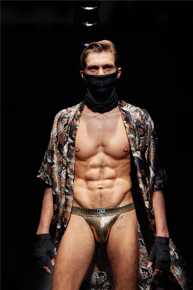 Jockmail Snakeskin Jockstrap | dmunderwear detail image 1