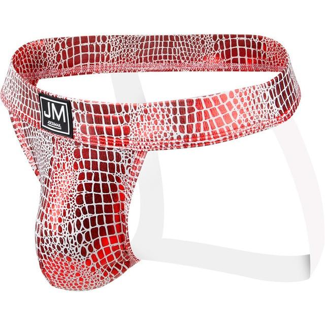 Jockmail Snakeskin Jockstrap | dmunderwear detail image 8