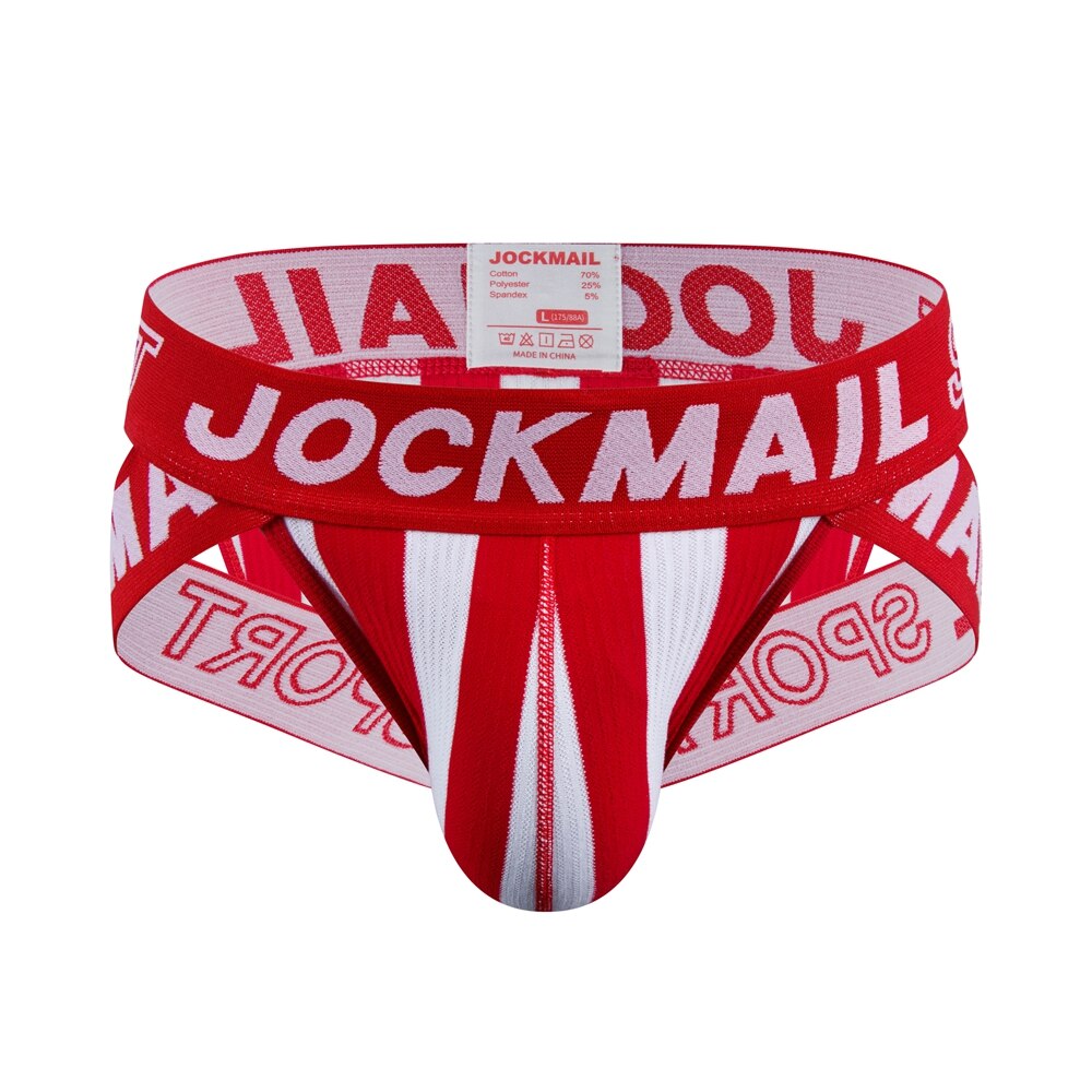 JOCKMAIL Striped & Strapped Briefs (6 Pack) | dmunderwear product image 3