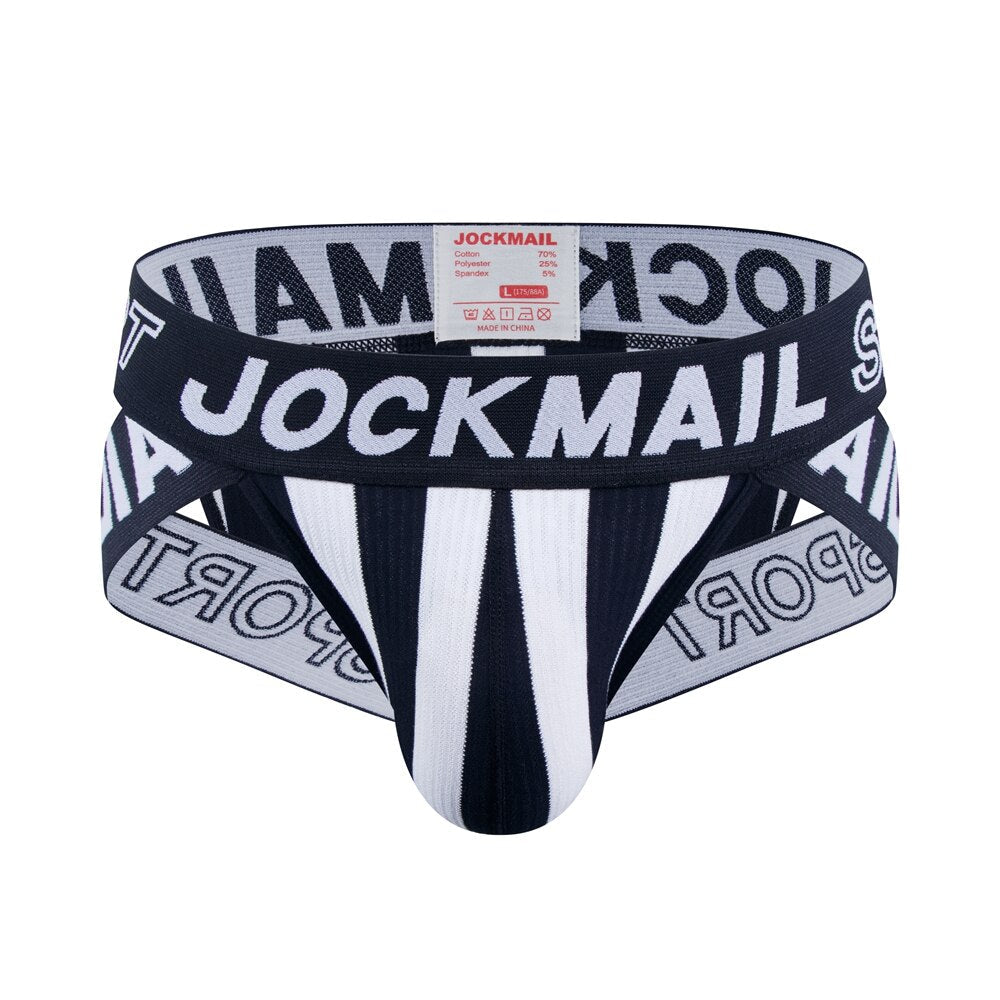 JOCKMAIL Striped & Strapped Briefs (6 Pack) | dmunderwear product image 5
