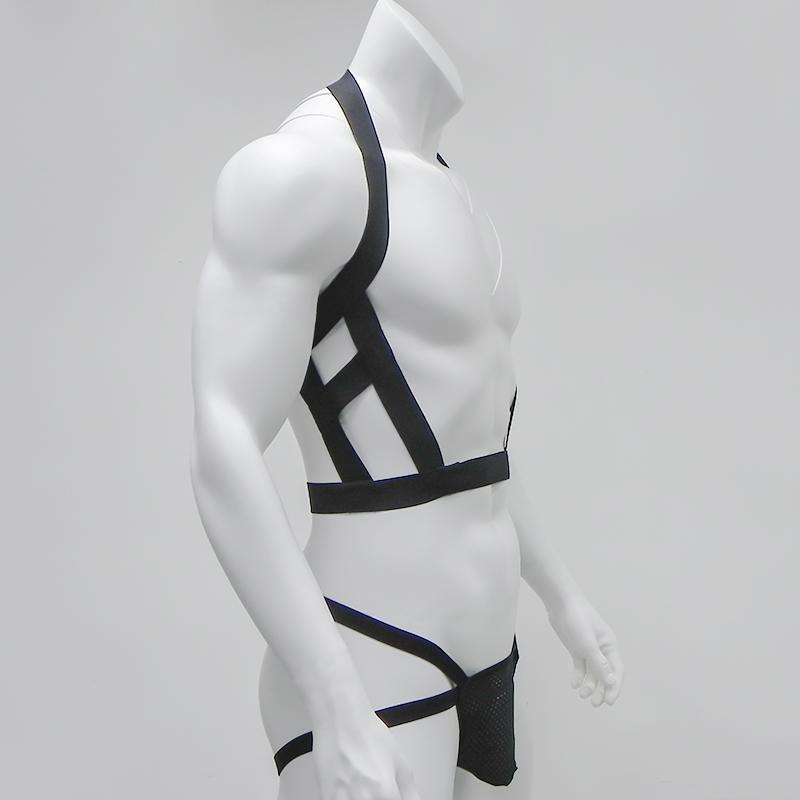 ORVLS Jockstrap + Intercostal Chest Harness | dmunderwear detail image 1