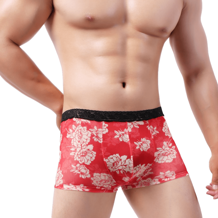 Lace Flower Trunks | dmunderwear detail image 2