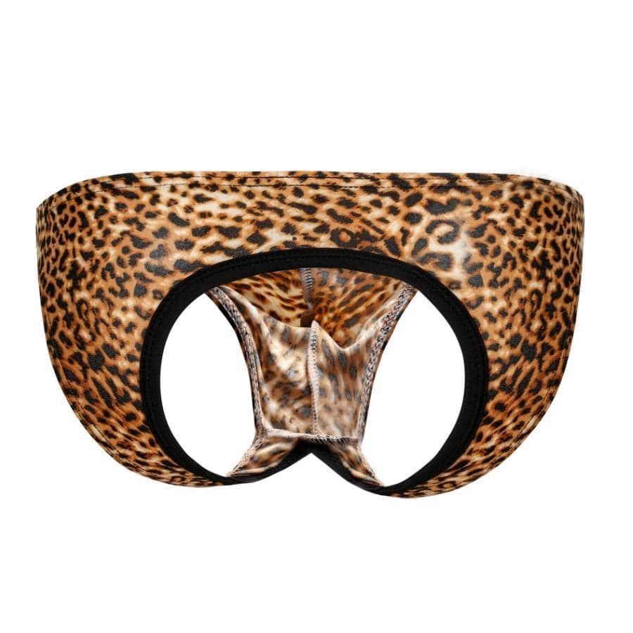 Leopard Bulge Jockstrap | dmunderwear detail image 1