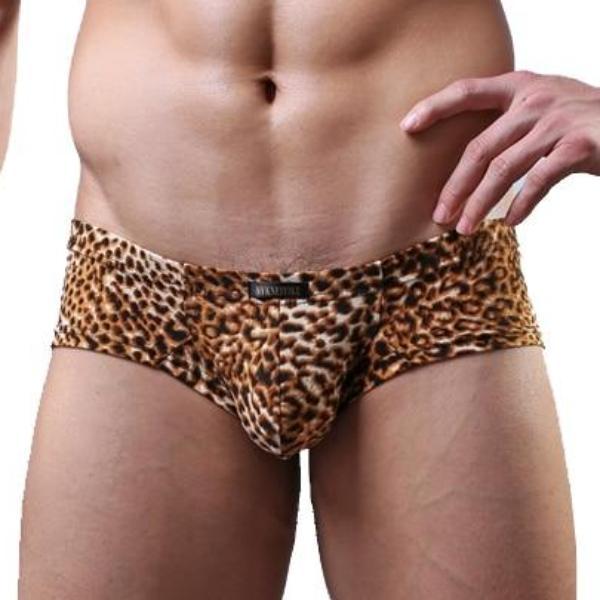 Leopard Bulge Trunks | dmunderwear detail image 1