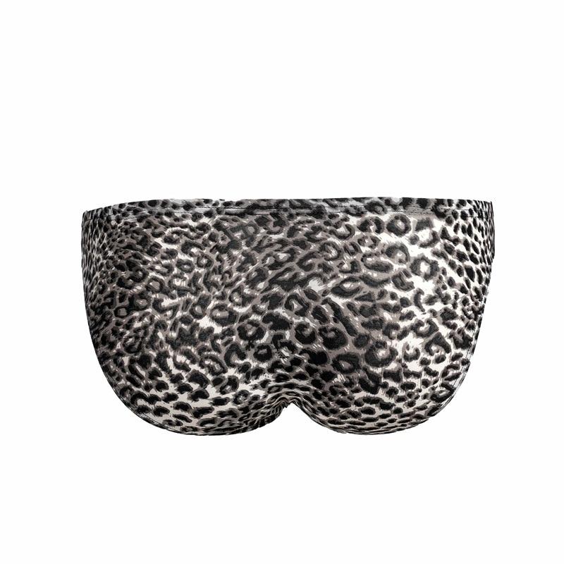 Leopard Print Side Mesh Briefs | dmunderwear detail image 4