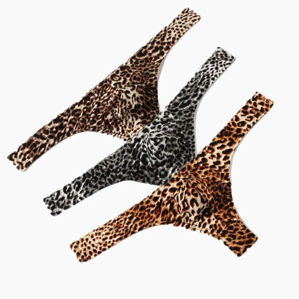 Leopard Print Thong | dmunderwear detail image 1