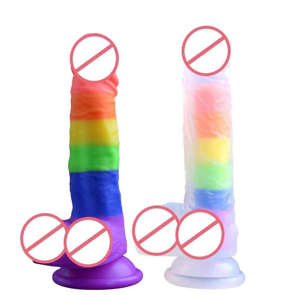 LGBT Pride Silicone Dildo / Sex Toy | dmunderwear detail image 1