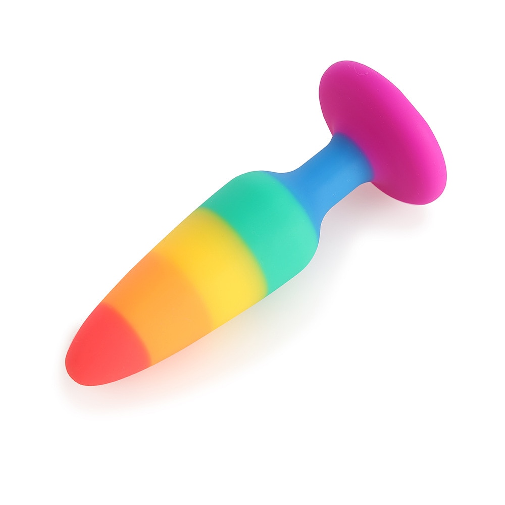 LGBT Rainbow Butt Plug | dmunderwear detail image 8
