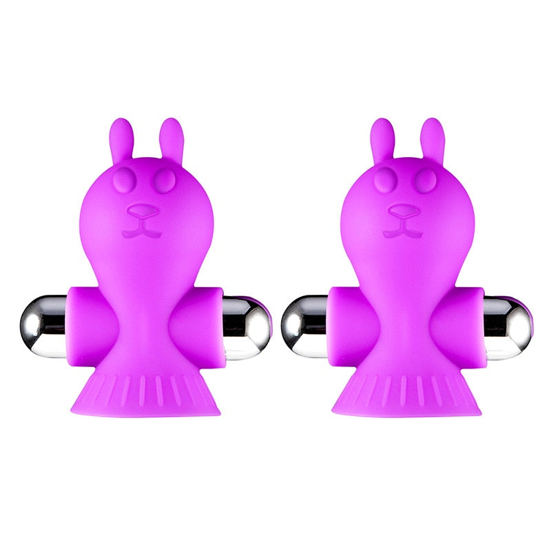 Liberating Love 10 Modes VIbrating Nipple Clamps | dmunderwear variant image