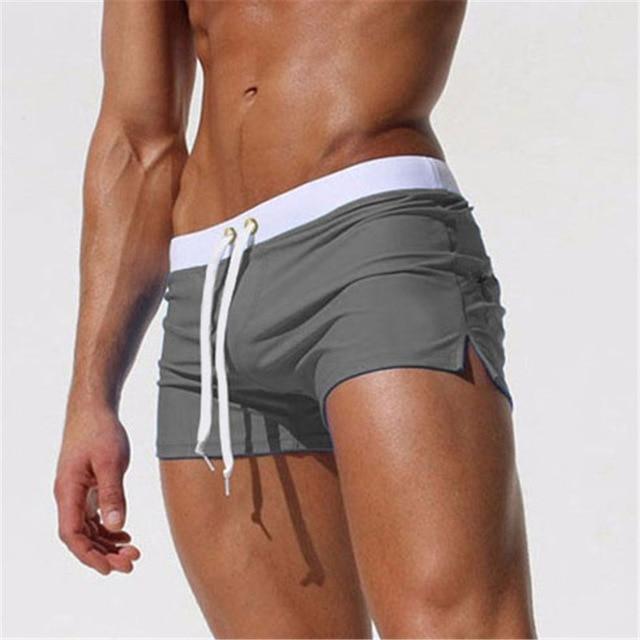 ORVLS Square Cut Swim Trunks | dmunderwear detail image 7