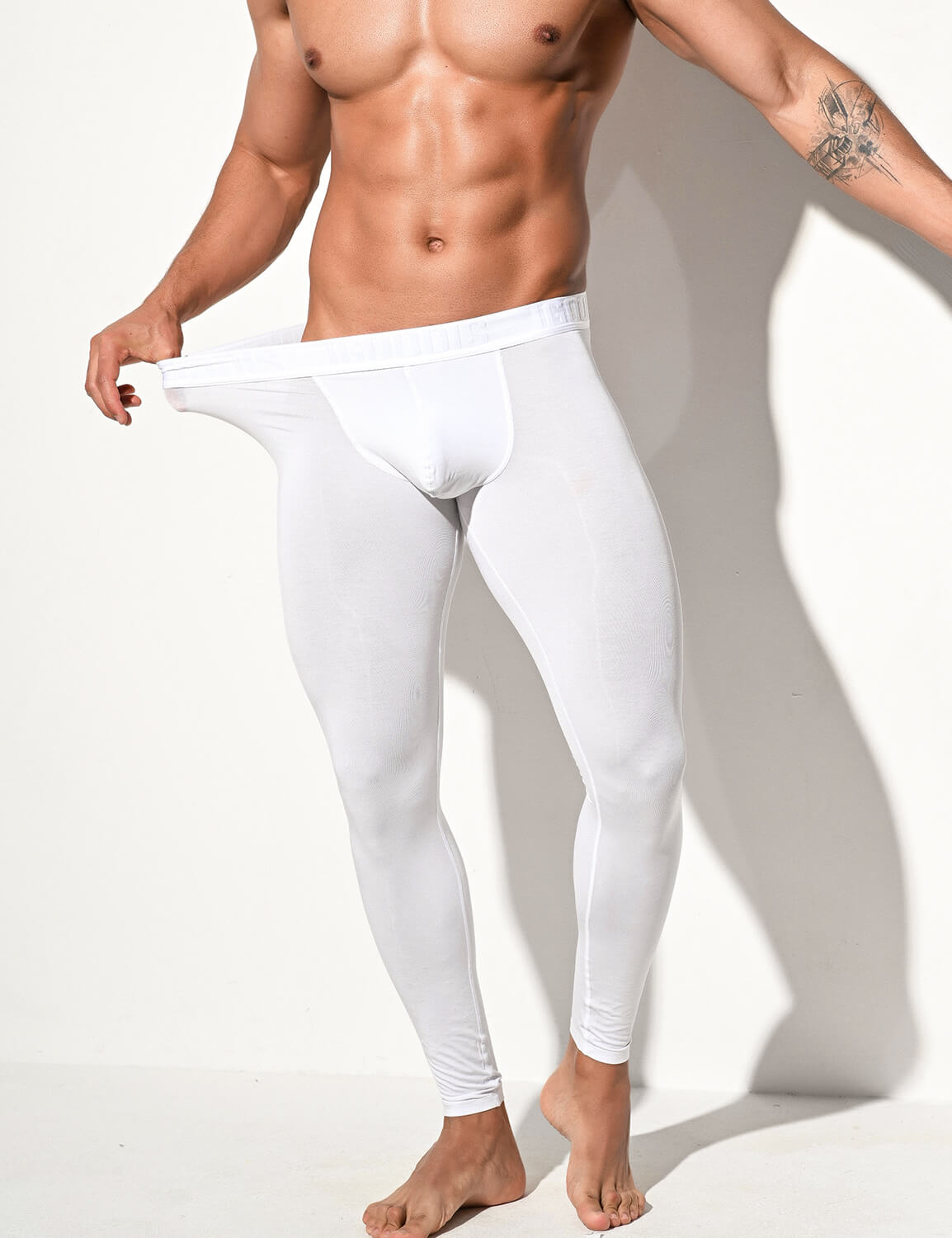 Low Rise Modal Long John U1110 | dmunderwear detail image 1