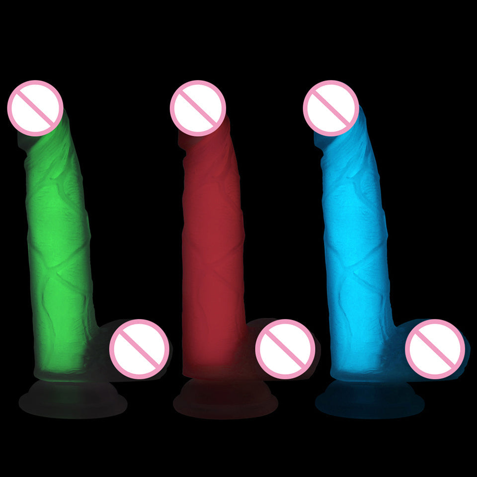 Luminous Glow In The Dark Dildo | dmunderwear detail image 1