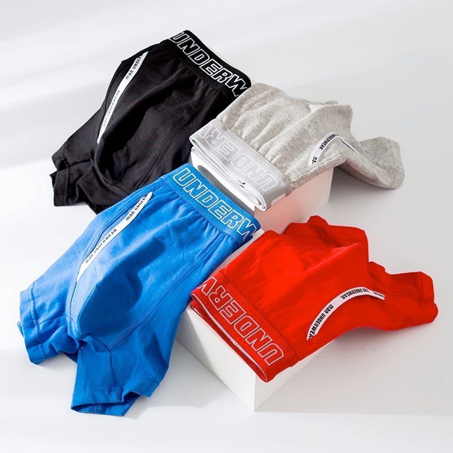 Man Basic Accent Boxer Brief 6-Pack | dmunderwear detail image 3