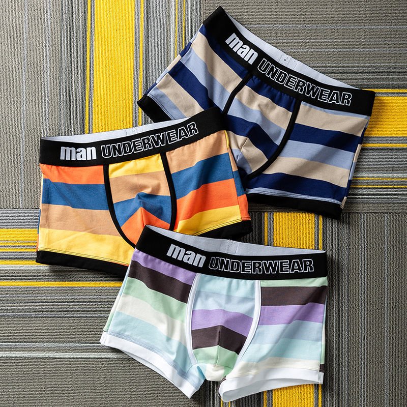 Man Basic Striped Boxer Briefs | dmunderwear detail image 1