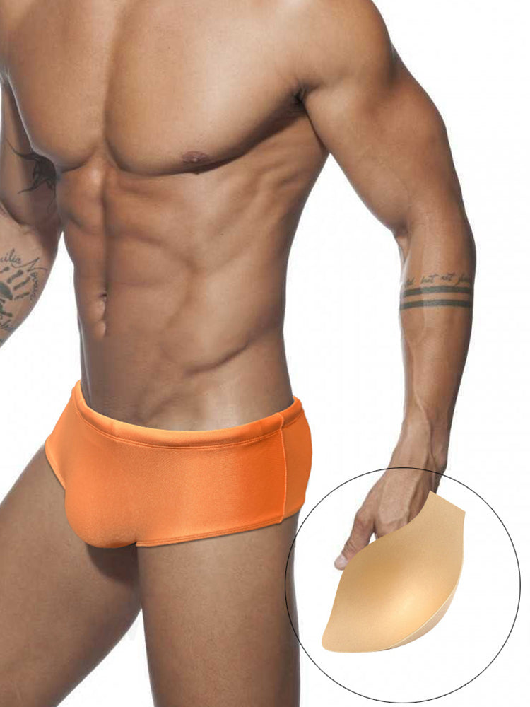 Men's Anti-Odor Sporty Cut Solid Color Swim Briefs | dmunderwear variant image