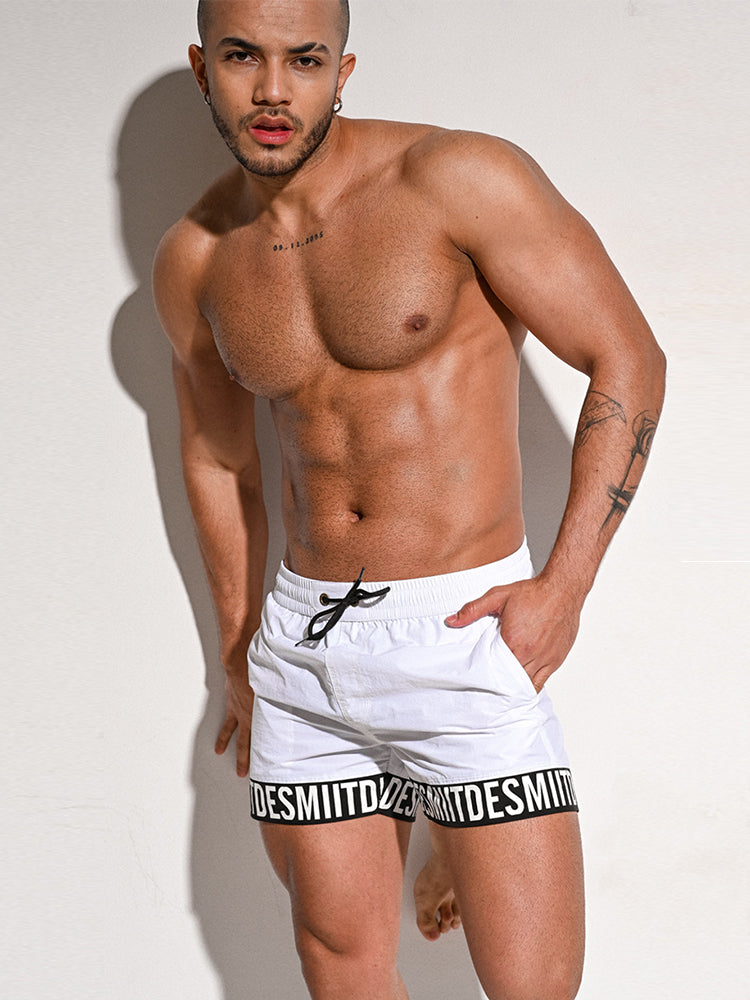 Men's Breathable Moisture-Wicking Board Shorts | dmunderwear detail image 1