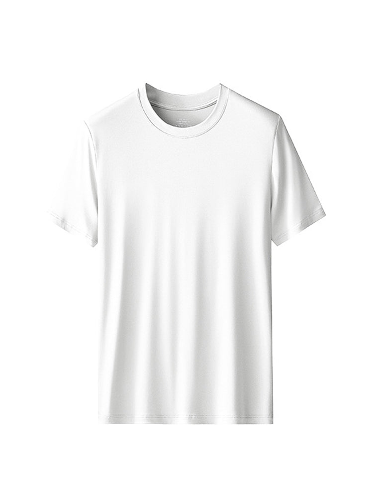Men's Double-Faced Modal Crewneck Base Layer Casual Ultra-Soft Tagless T-Shirt | dmunderwear variant image