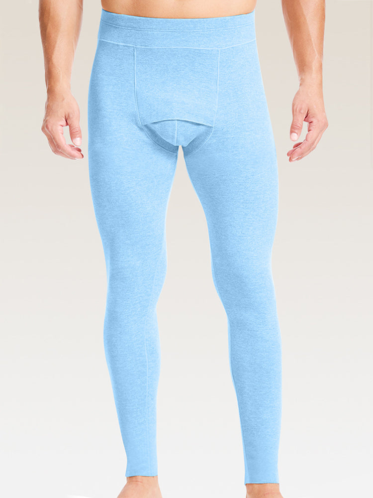 Men's Double-Sided Fleece Thickened Antibacterial Cotton Base Layer Thermal Bottoms | dmunderwear detail image 13