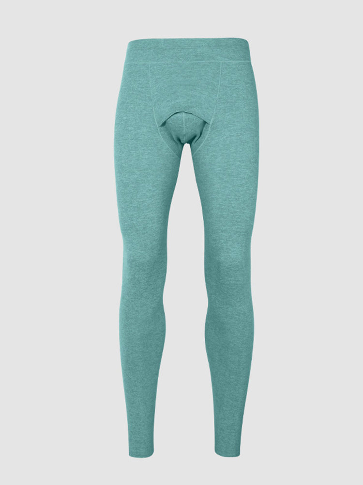 Men's Double-Sided Fleece Thickened Antibacterial Cotton Base Layer Thermal Bottoms | dmunderwear detail image 16