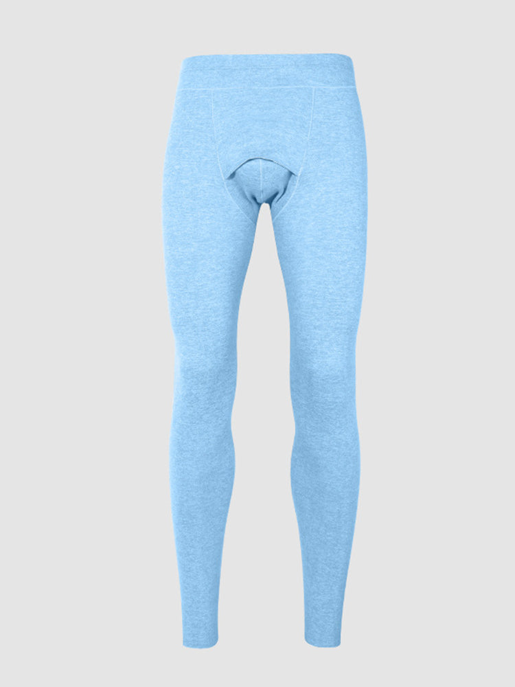 Men's Double-Sided Fleece Thickened Antibacterial Cotton Base Layer Thermal Bottoms | dmunderwear detail image 17