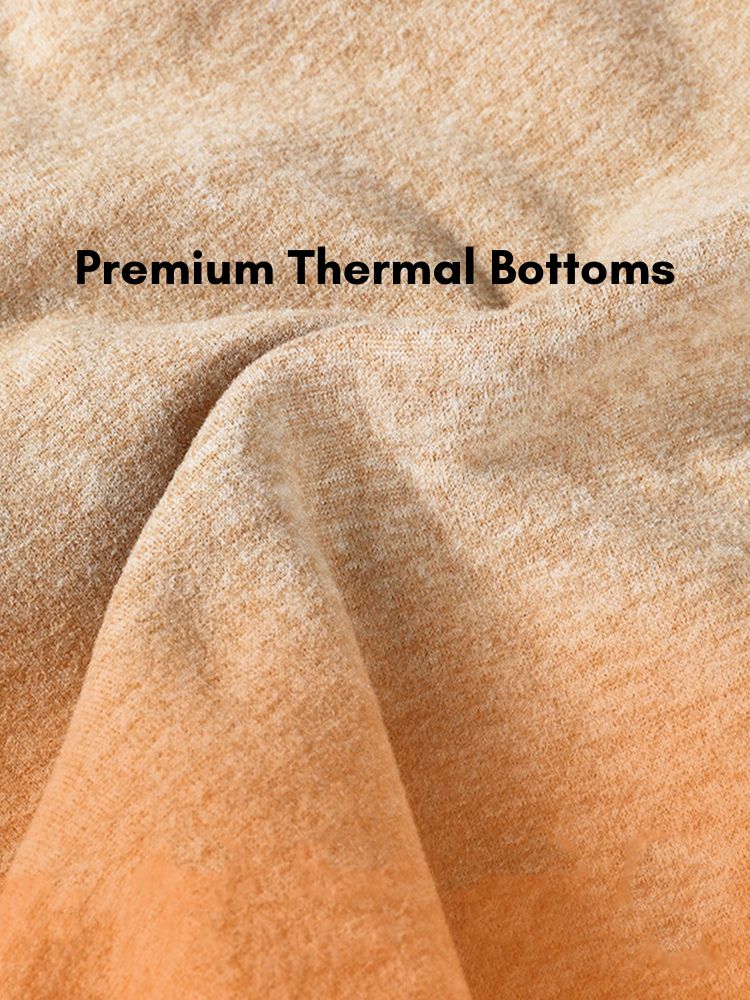 Men's Double-Sided Fleece Thickened Antibacterial Cotton Base Layer Thermal Bottoms | dmunderwear detail image 6