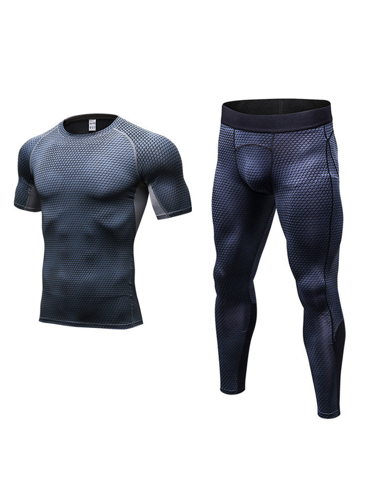 Men's High-Stretch Lightweight & Airy Odor-Control Quick-Dry Activewear Tops & Tights | dmunderwear variant image