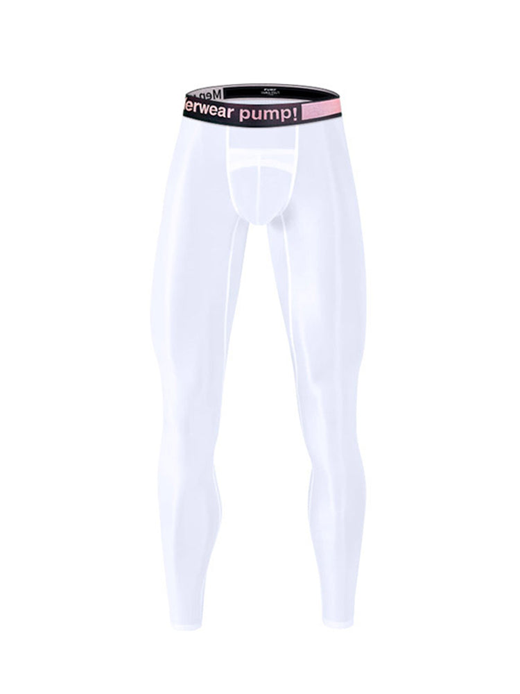 Men's Ice Silk Semi-Transparent Sexy Fitness Pants | dmunderwear detail image 1