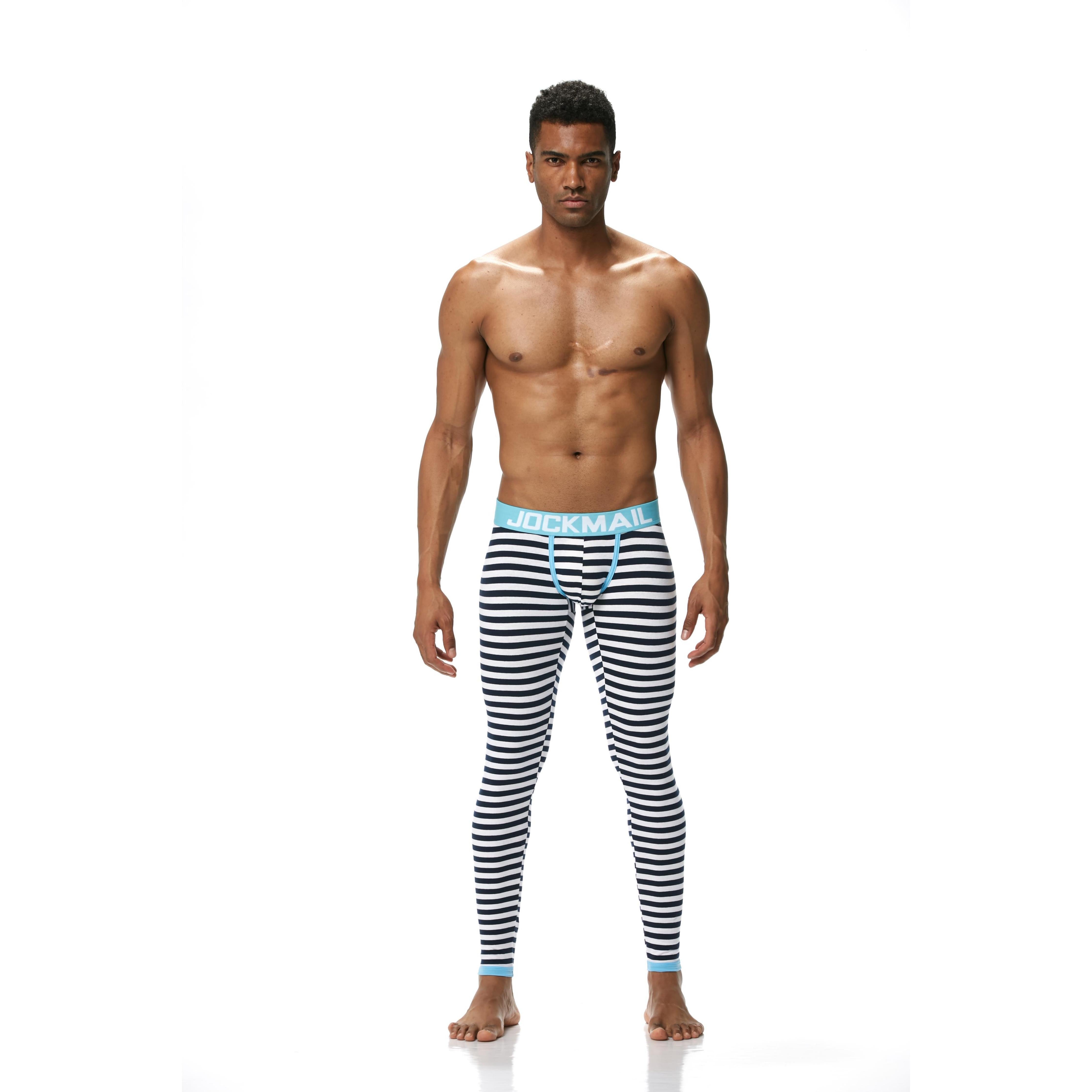 JOCKMAIL JM1107 - Striped Longjohn | dmunderwear detail image 1