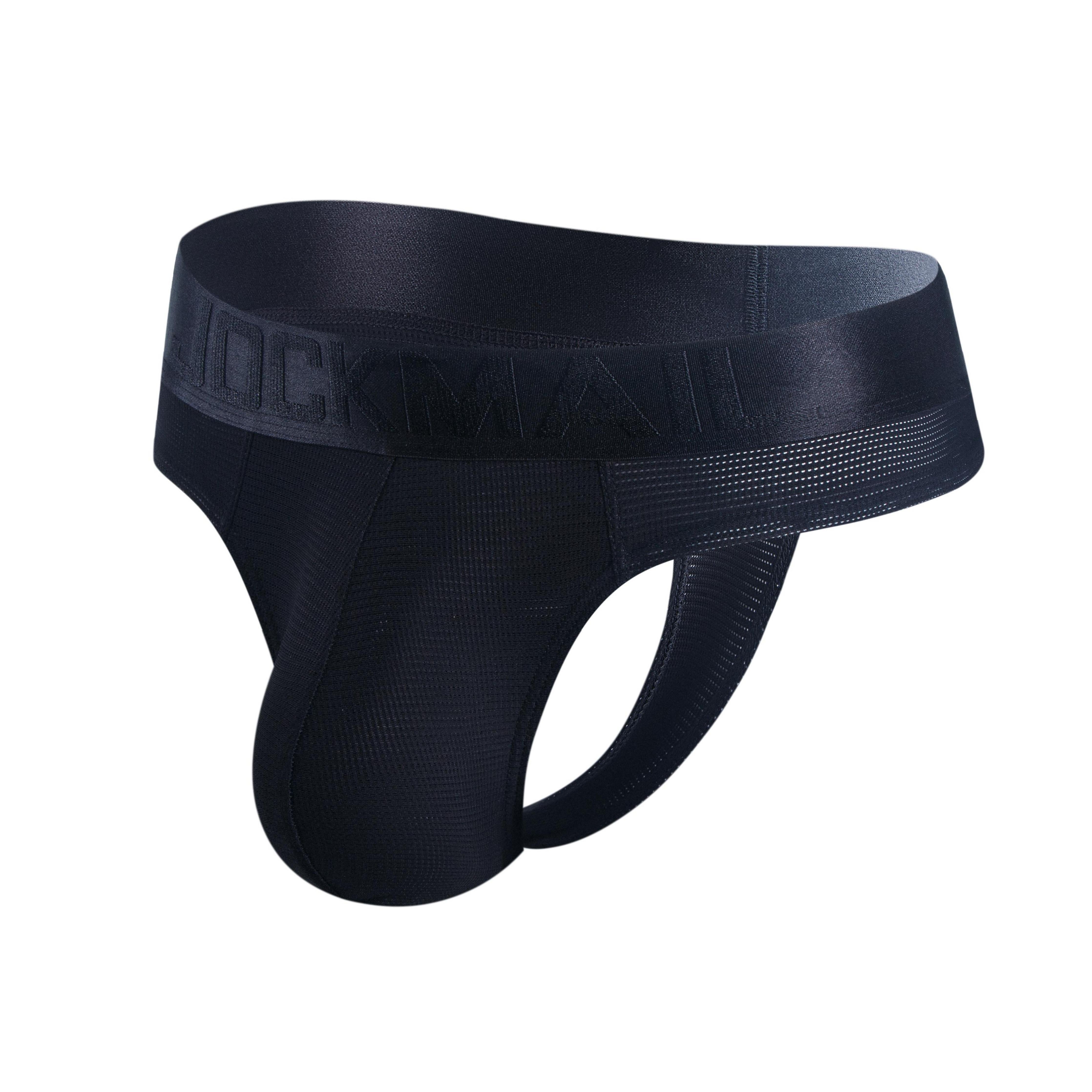 Men's Jockmail JM297 - Monochromatic Mesh Thong | dmunderwear variant image