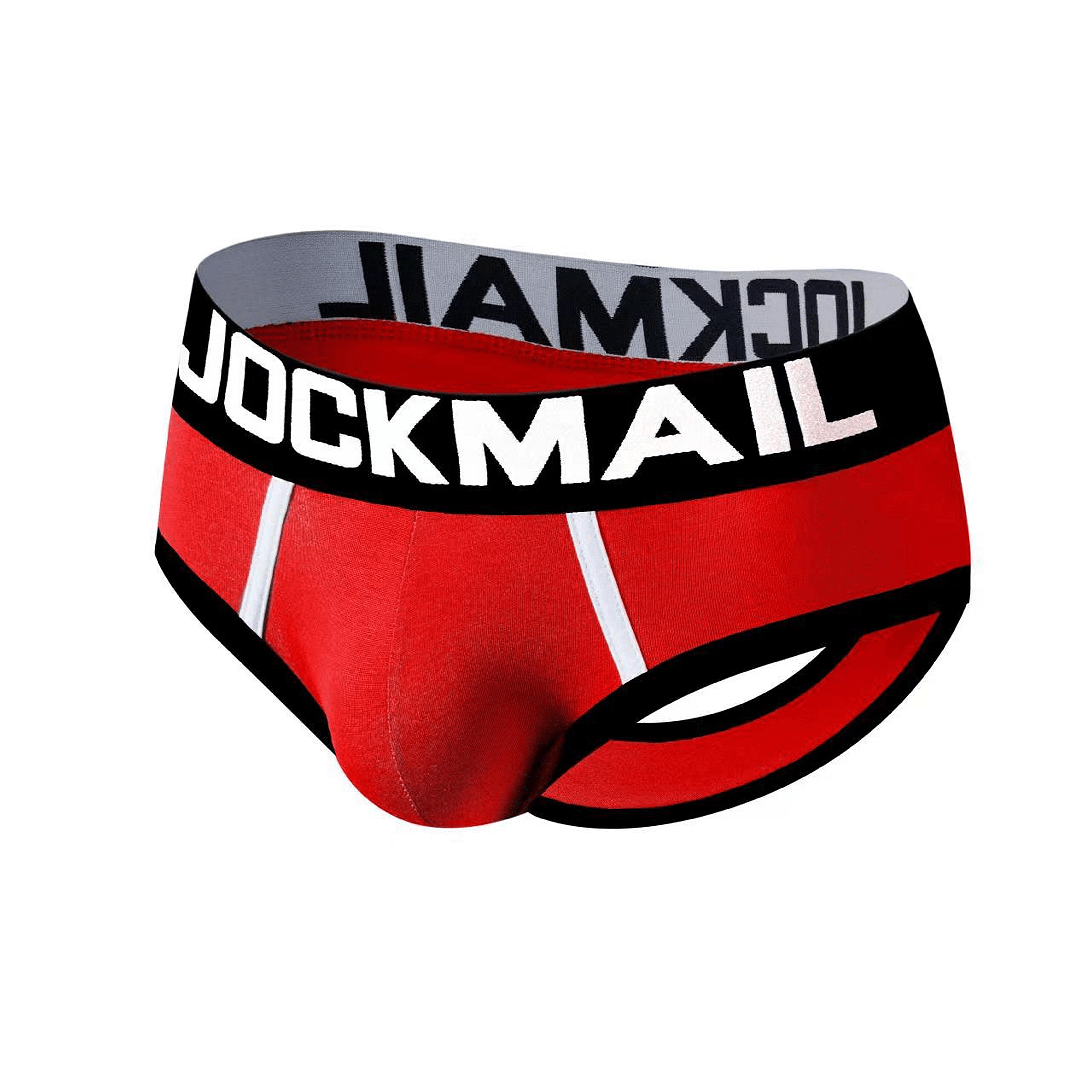 JOCKMAIL JM312 - Backless Two-Tone Brief | dmunderwear detail image 1