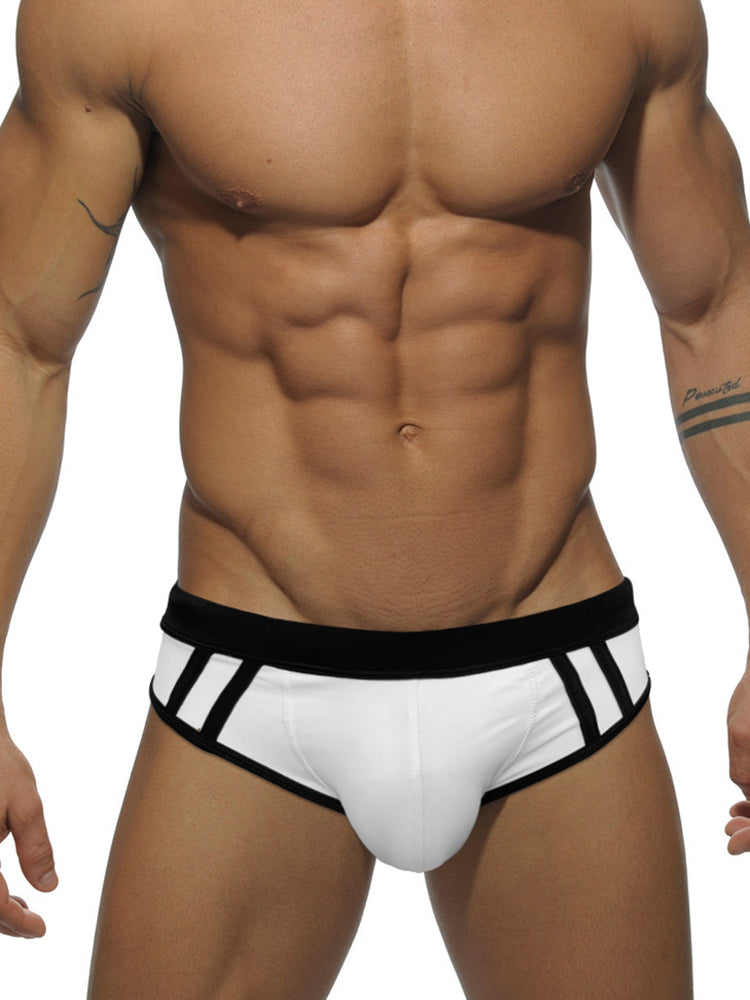 Men's Large Pouch Sexy Beach Swim Brief | dmunderwear detail image 4