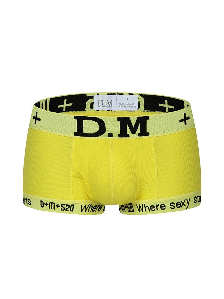 2 Pack Men's Low-rise Sexy Side Opening Pocket Trunk | dmunderwear detail image 1