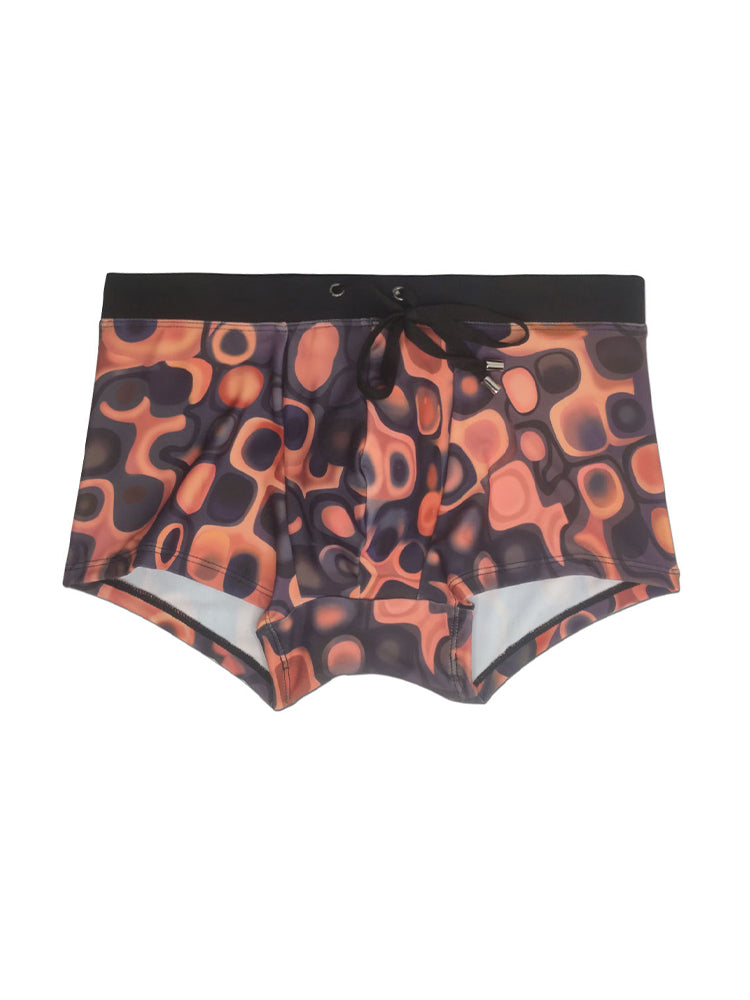 Men's Printed Beach Swim Shorts & Trunks | dmunderwear detail image 1