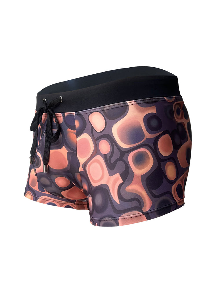 Men's Printed Beach Swim Shorts & Trunks | dmunderwear variant image