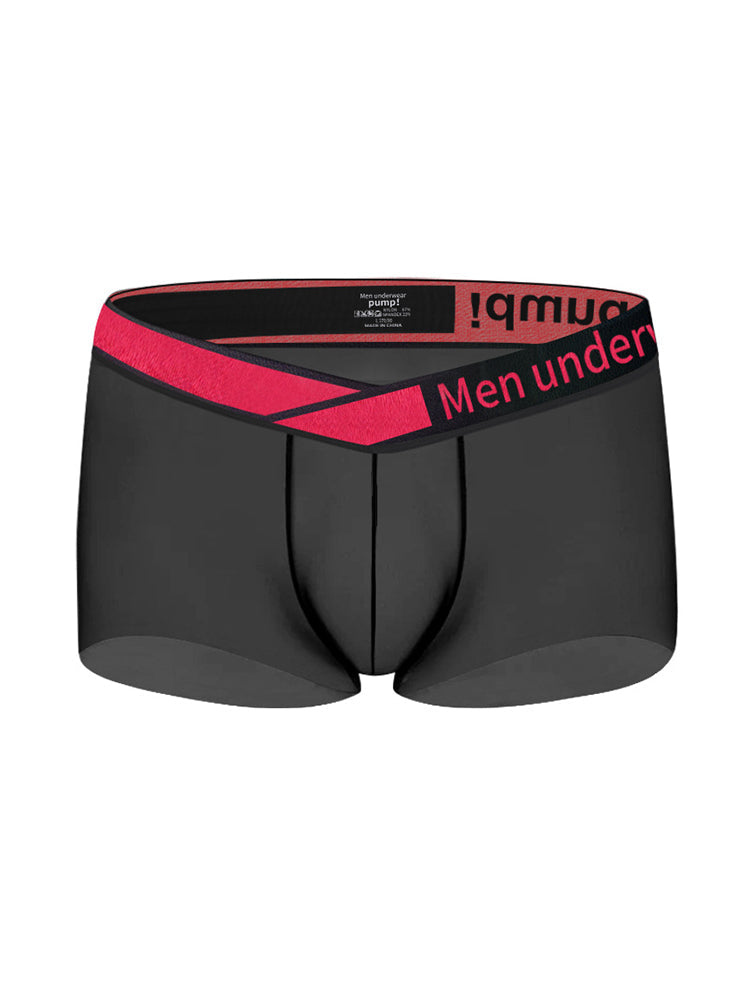 Men's Quick-Dry Semi-Sheer Lightweight Ice Silk Trunks | dmunderwear detail image 1