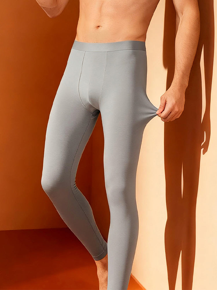 Men's Seamless Premium Cotton Smooth Sleep-Ready Thermal Bottoms | dmunderwear detail image 6