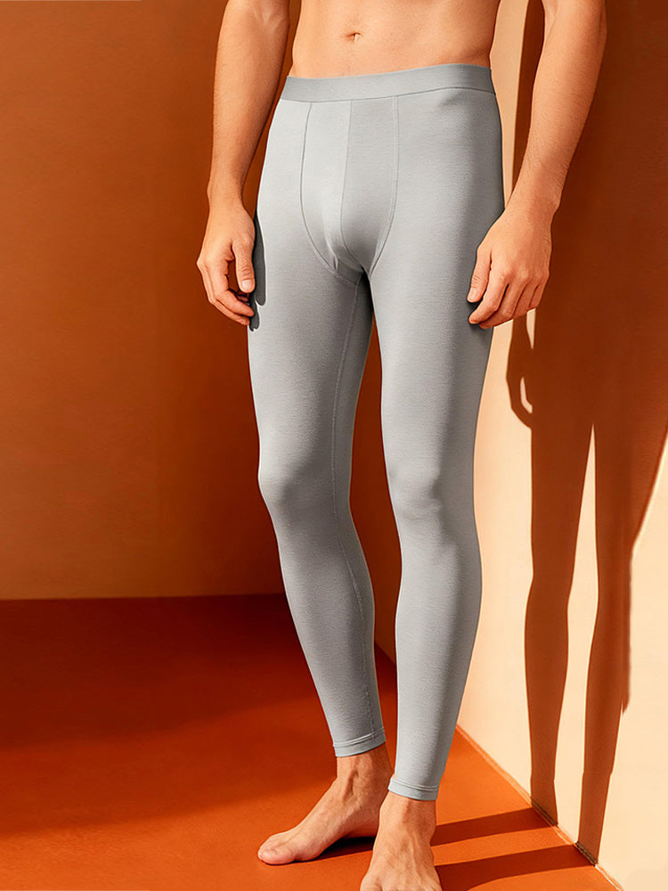 Men's Seamless Premium Cotton Smooth Sleep-Ready Thermal Bottoms | dmunderwear detail image 9