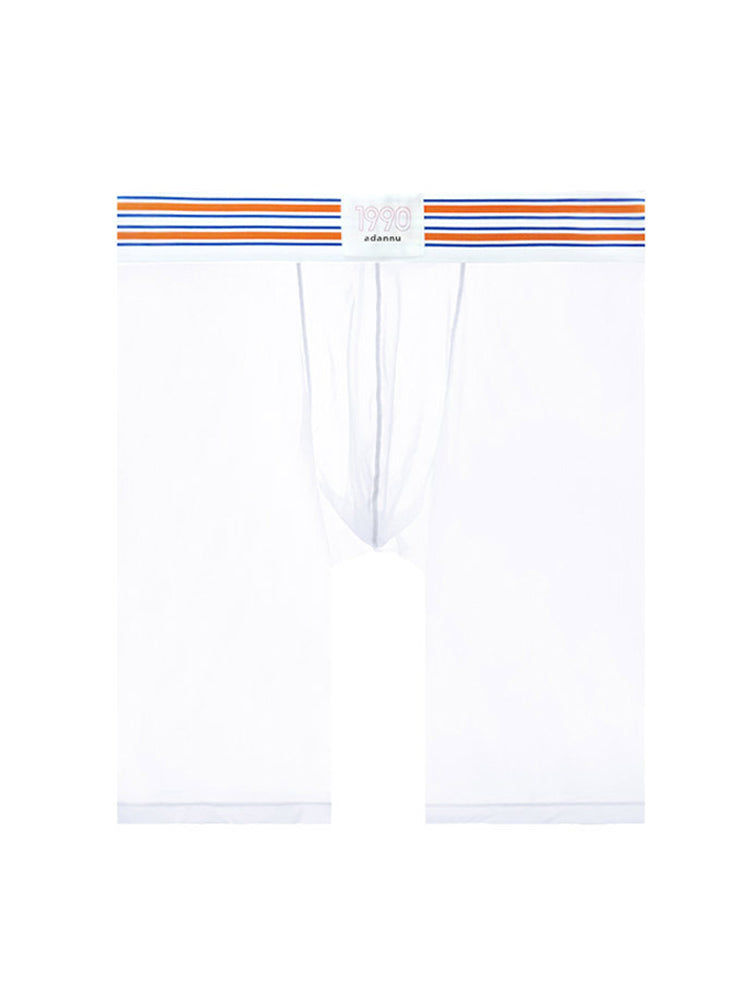 Men's Semi-Transparent Sexy Sporty Seamless Comfort Stretch Midway Briefs | dmunderwear detail image 1