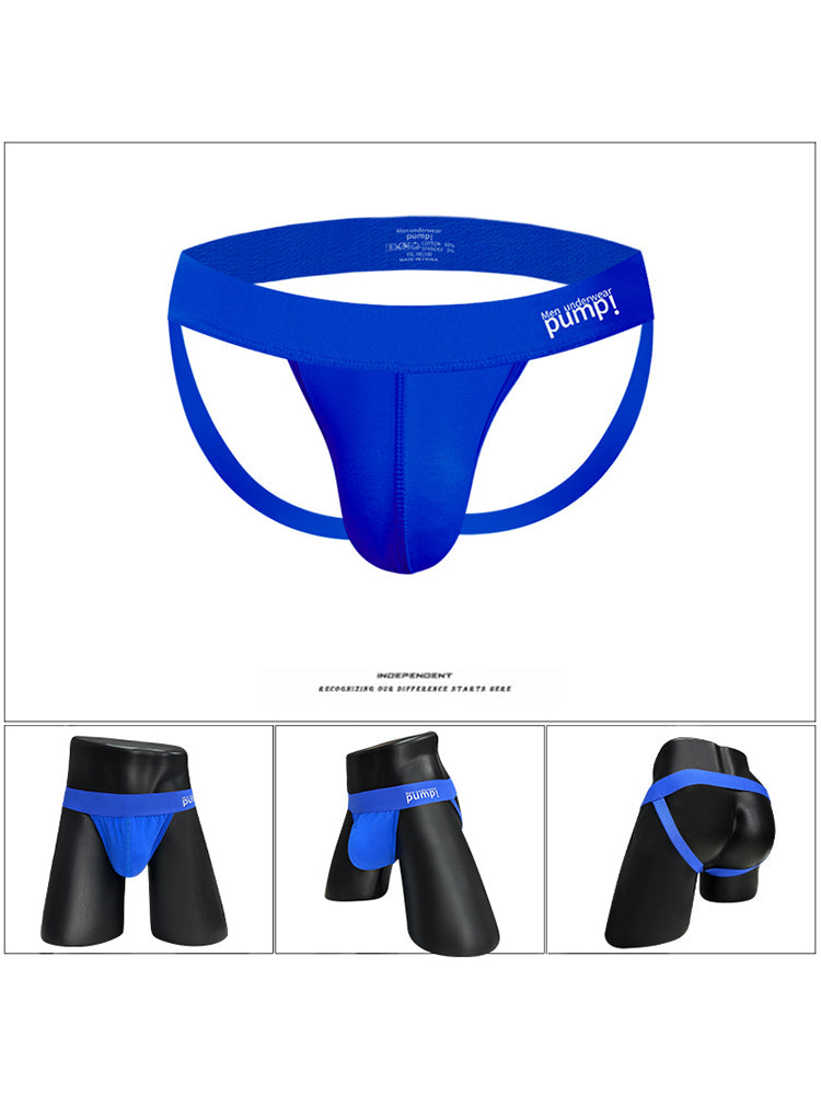 Men's Sexy Cotton Tagless Jockstrap | dmunderwear detail image 1