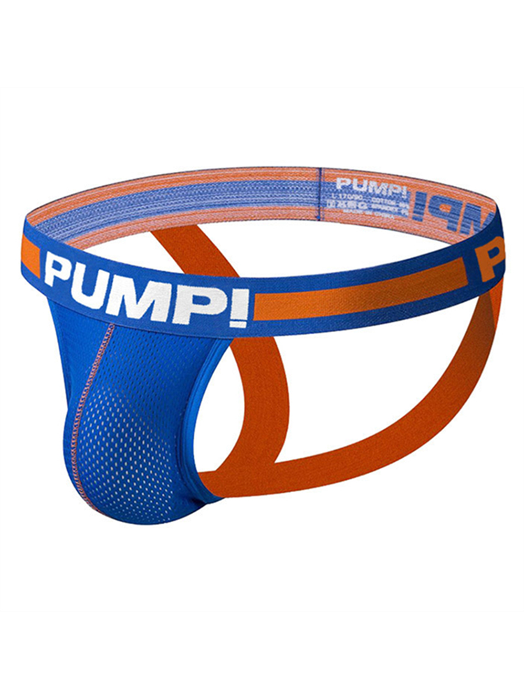 Men's Sexy Mesh Cotton Jockstraps | dmunderwear detail image 1