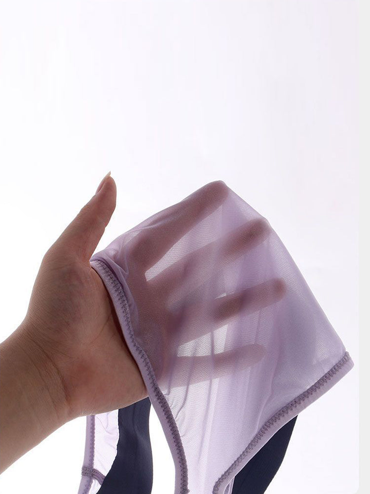 Men's Sexy Transparent Suspender Briefs | dmunderwear detail image 6