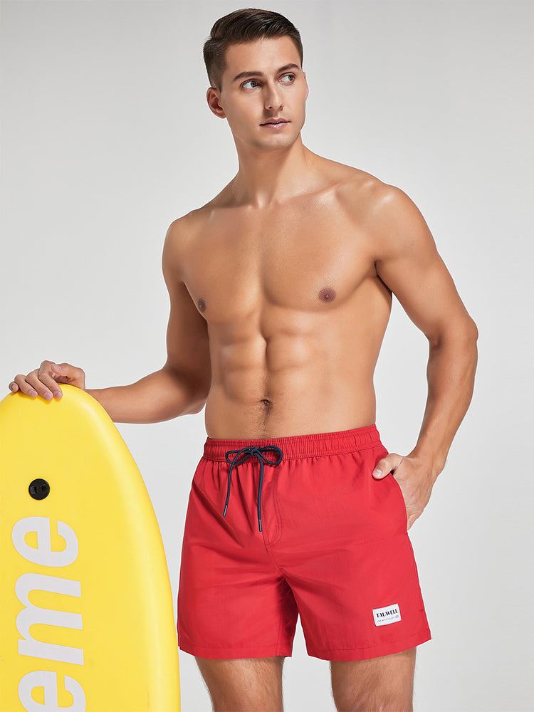 Men's Solid Breathable Beach Shorts Boxer | dmunderwear detail image 1