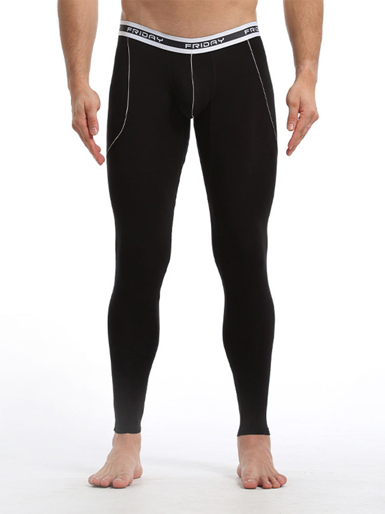 Men's Thermal Pants Bamboo Fiber Casual Thermal Pants | dmunderwear detail image 1