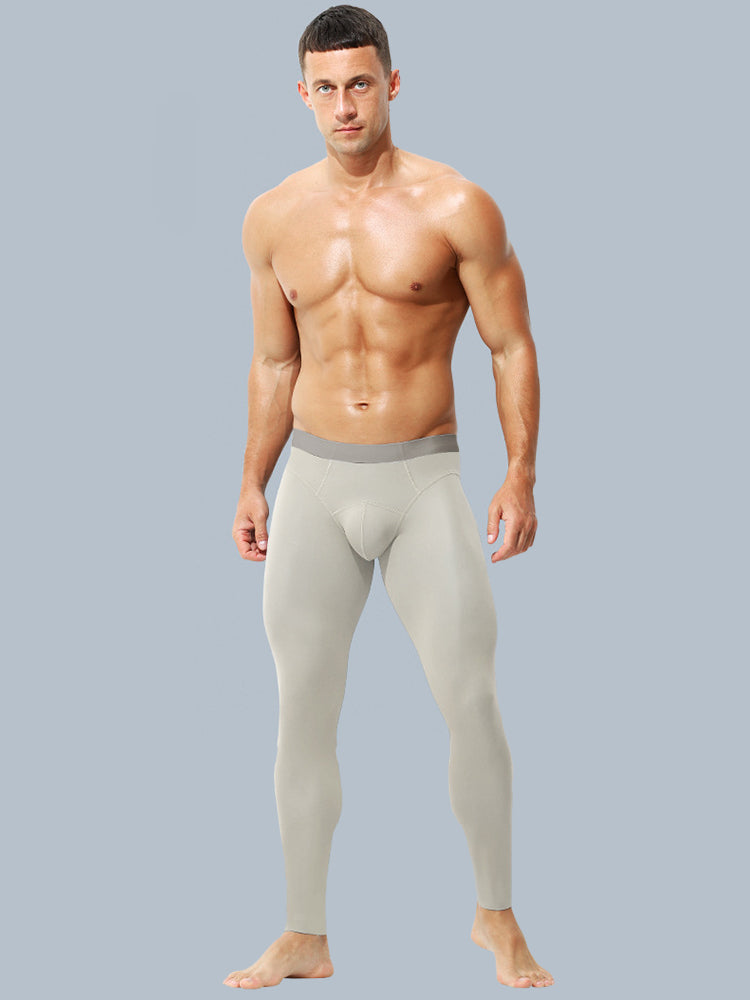 Men's Thin Slim-Fit 2-in-1 Thermal Bottoms & Long Johns | dmunderwear detail image 1
