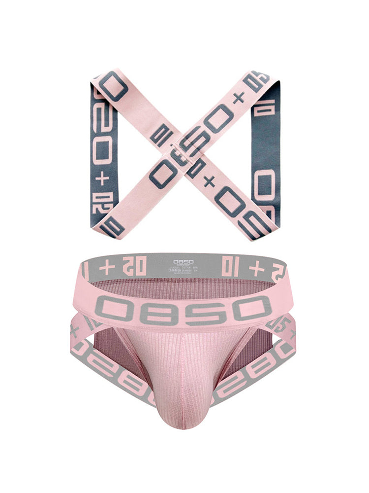 Men's Ultra-Soft Cotton Supportive Fit Activewear Shoulder Strap & Underwear | dmunderwear detail image 1