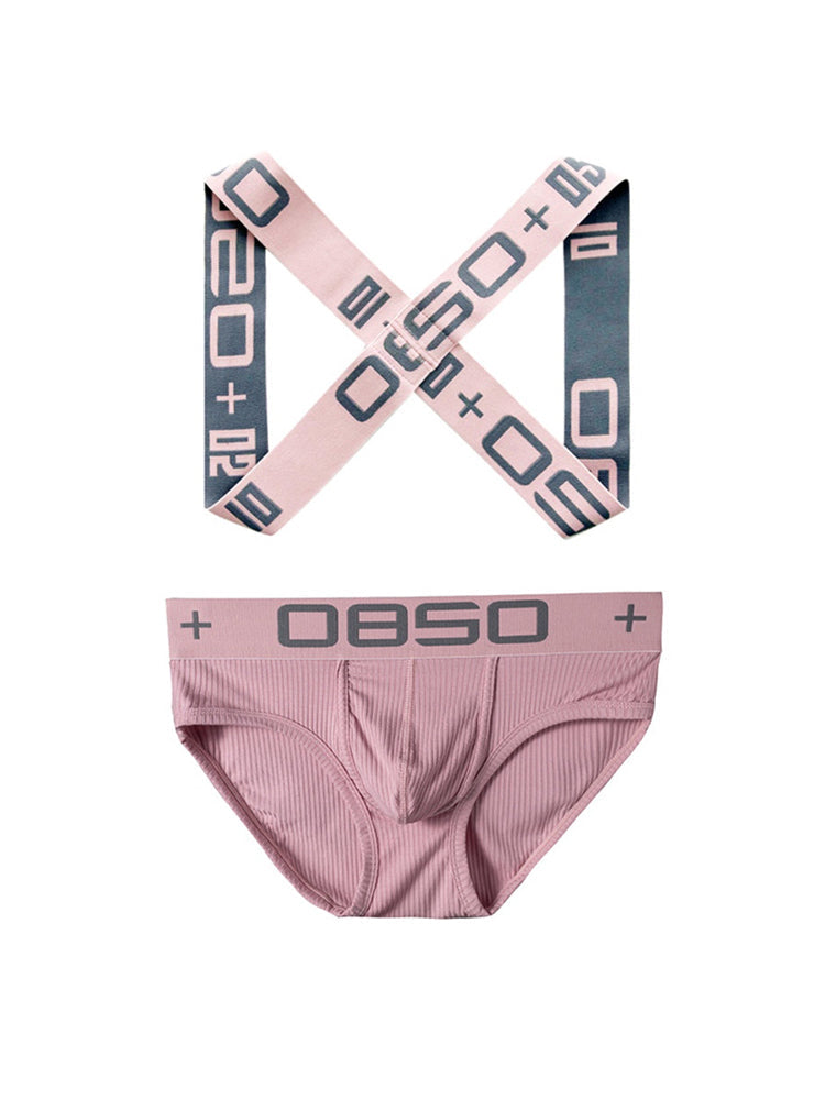 Men's Ultra-Soft Cotton Supportive Fit Activewear Shoulder Strap & Underwear | dmunderwear variant image