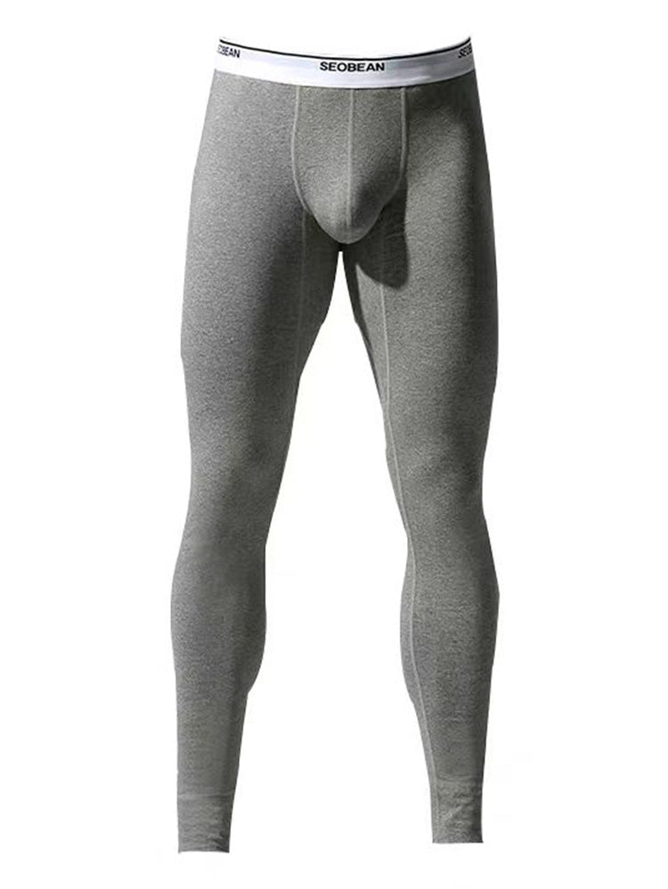 Men's Ultra-Soft Cotton Tag-Free Second-Skin Warm-Touch Cozy Thermal Bottoms | dmunderwear detail image 1