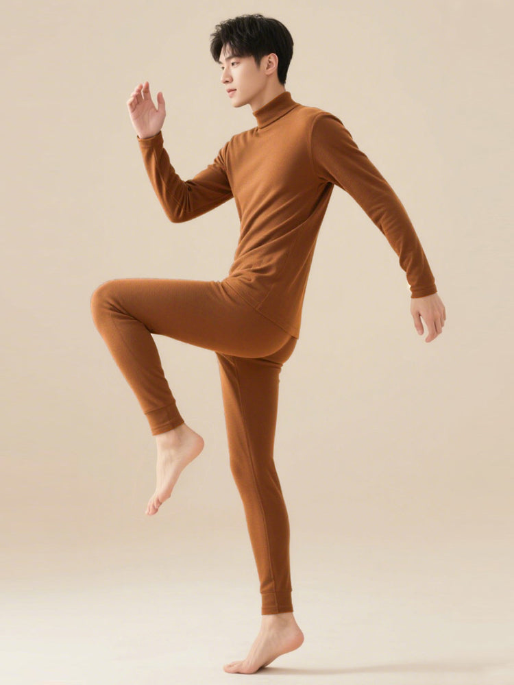 Men's Ultra-Soft Fabric Warm Comfortable Smooth Anti-Odor Thermal Sets | dmunderwear detail image 1
