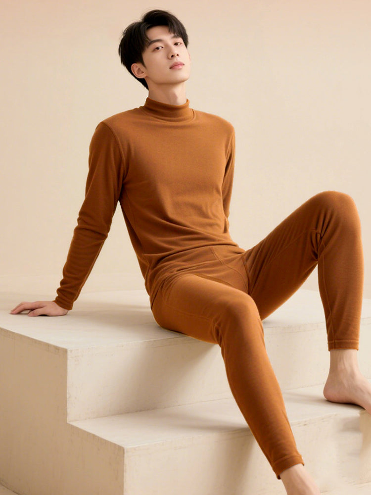 Men's Ultra-Soft Fabric Warm Comfortable Smooth Anti-Odor Thermal Sets | dmunderwear detail image 4